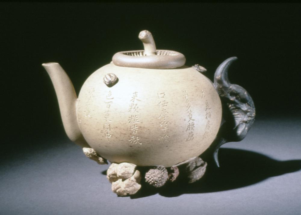 图片[1]-teapot; lid BM-Franks.926.a-China Archive